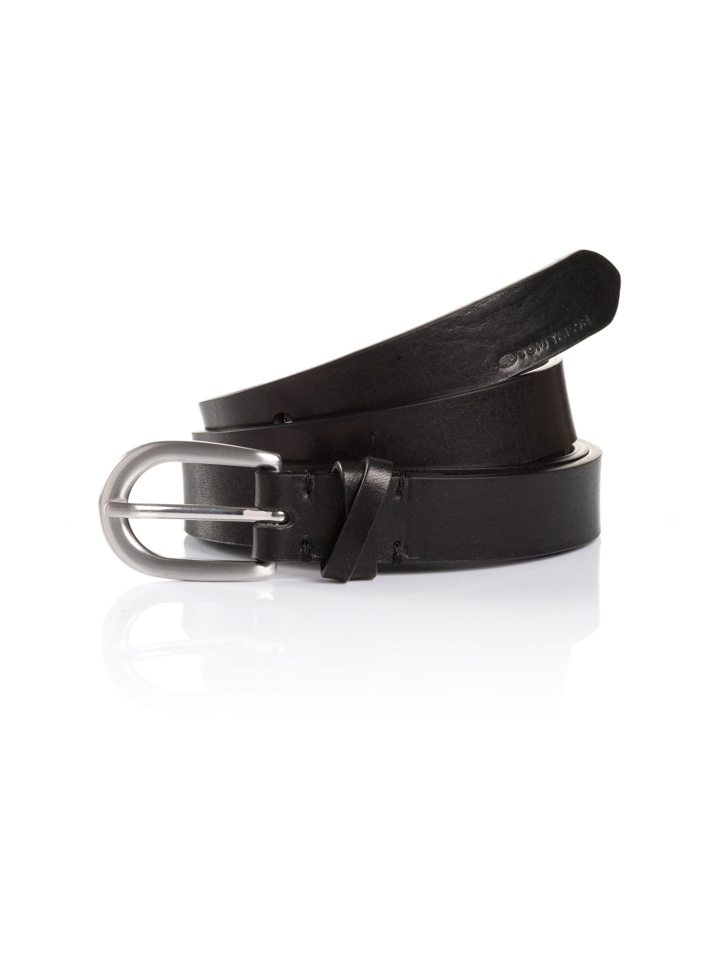Ceinture 'NELLY' TOM TAILOR en noir : devant