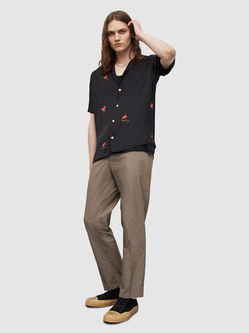 AllSaints Regular fit Button Up Shirt in Black