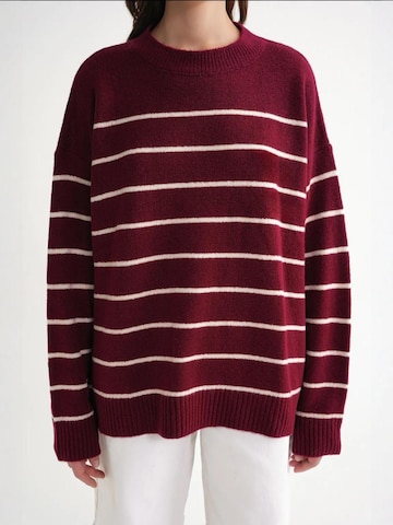 Pull-over oversize MixRay en rouge