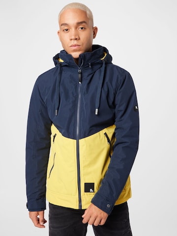 Alife and Kickin Between-Season Jacket 'Don Esteban' in Blue: front