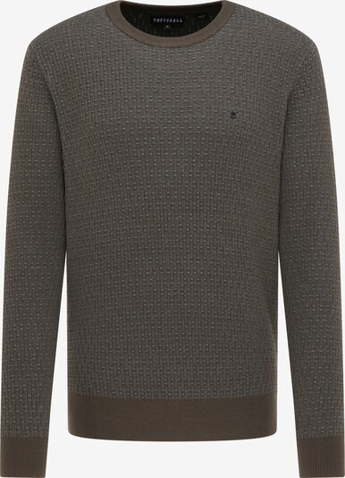 TUFFSKULL Pull-over en brun foncé, Vue avec produit