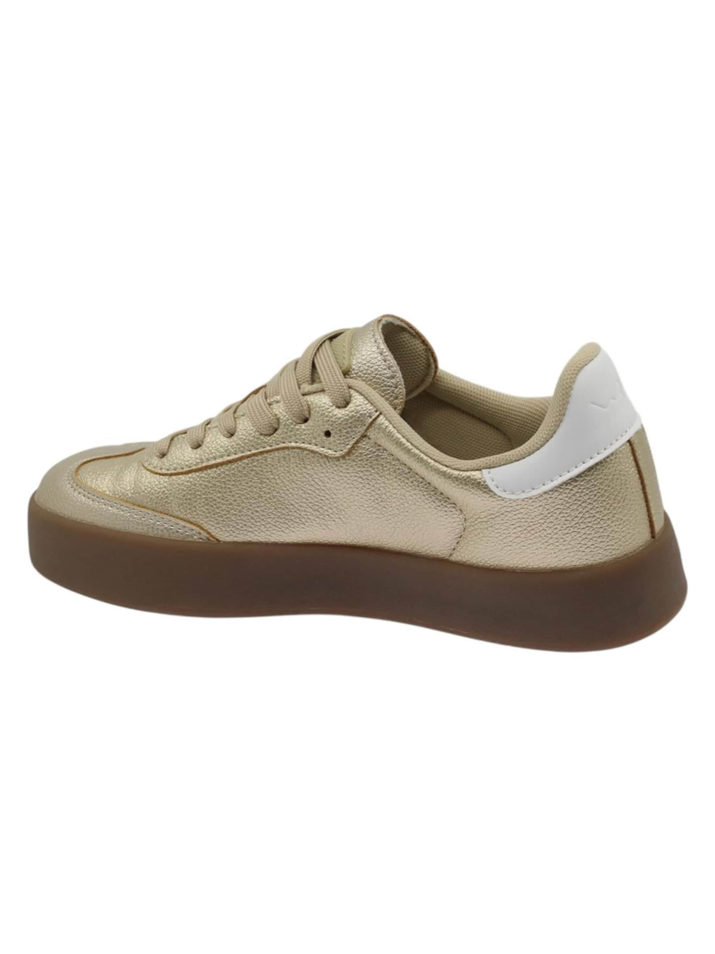 Beppi Sneakers laag 'Casual Shoe' in Goud: voorkant
