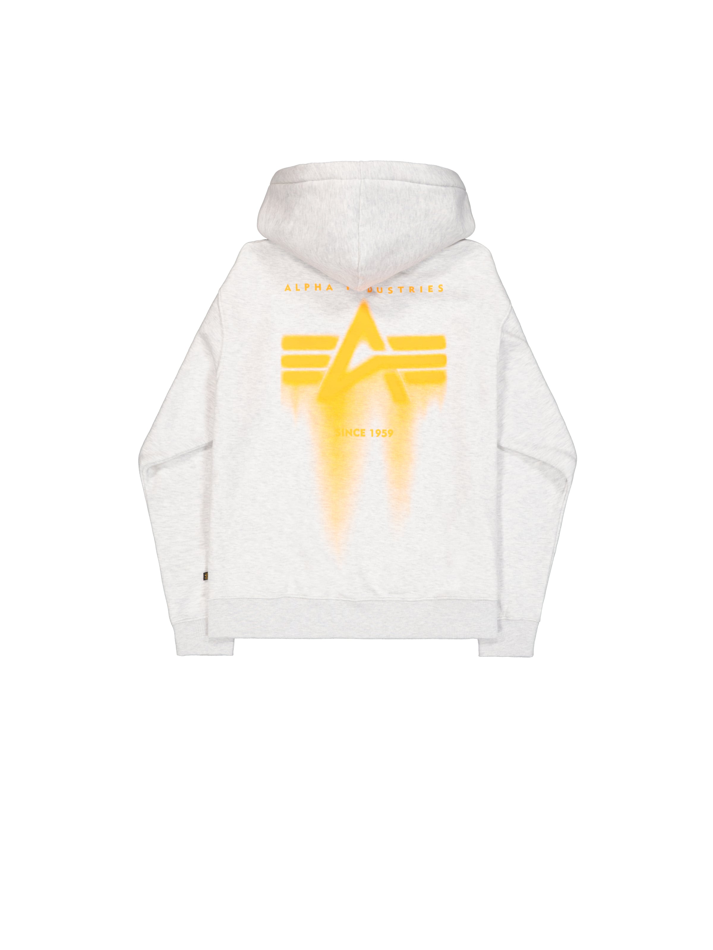 Sweat-shirt ALPHA INDUSTRIES en gris : devant