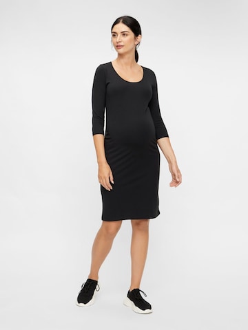 MAMALICIOUS Kleid 'Lea' in Schwarz