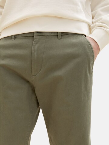 TOM TAILOR DENIM Slimfit Chino in Groen