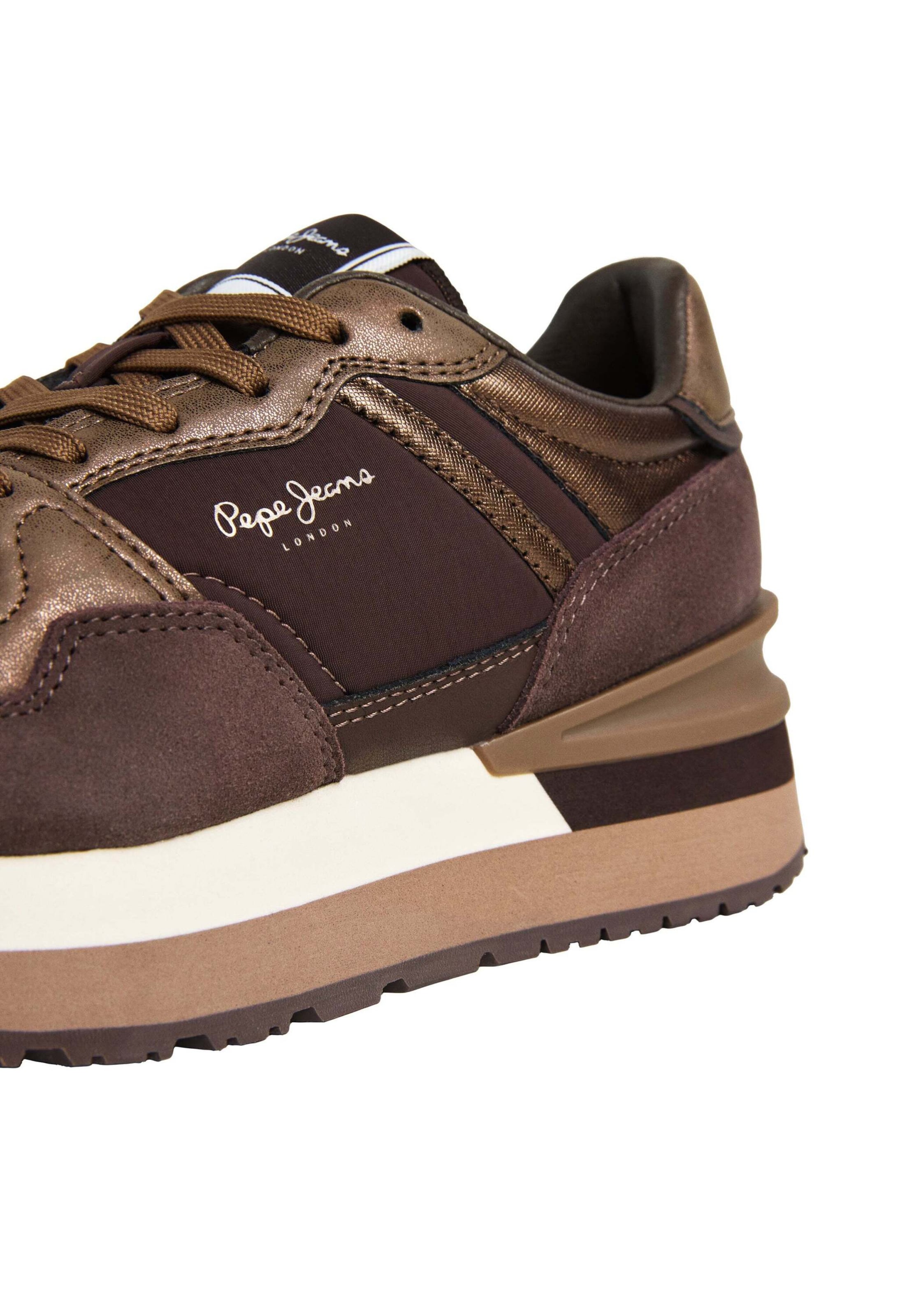 Pepe Jeans - Zapatillas deportivas bajas 'Nala Night' en marrón