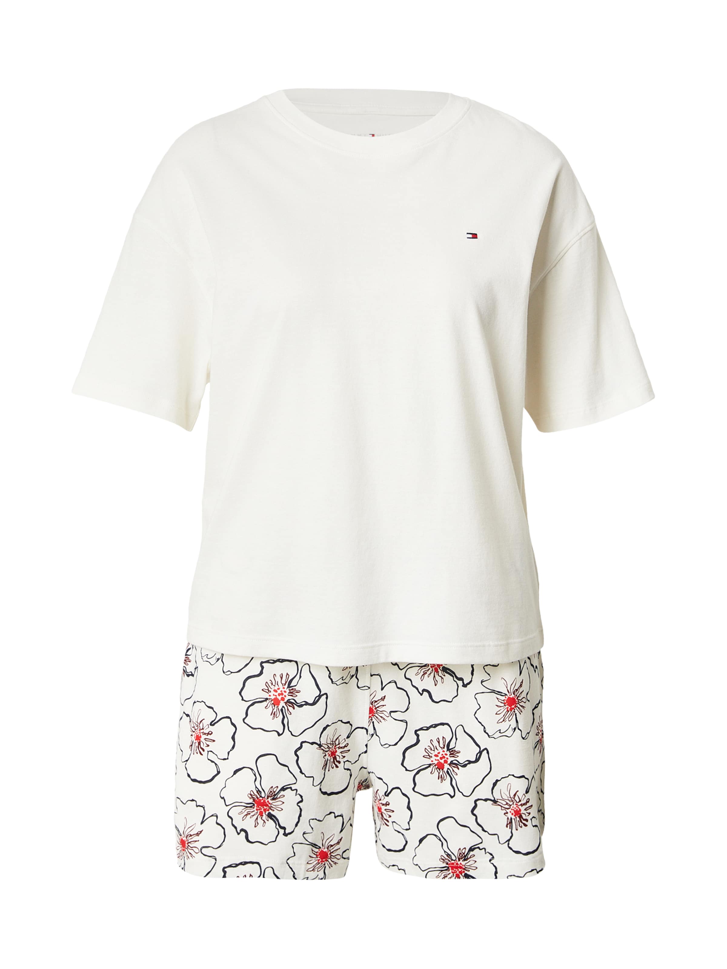 Tommy Hilfiger UnderwearKratke hlače za spavanje - bež boja: prednji dio