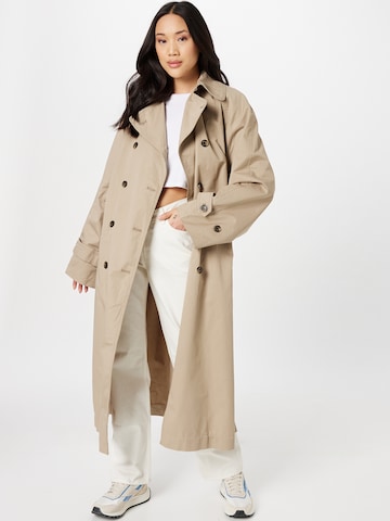 Manteau mi-saison 'Travis' WEEKDAY en beige