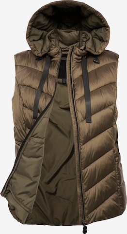 Ulla Popken Vest 'HYPRAR' in Brown