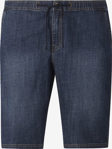 Charles Colby Loose fit Pants ' Baron Lawson ' in Blue: front