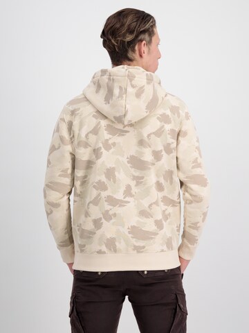 Sweat-shirt ALPHA INDUSTRIES en beige