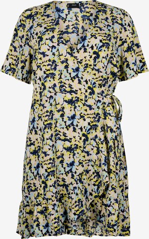 Zizzi Letní šaty 'CAANNI' – žlutá: přední strana