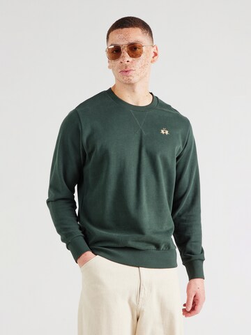 La Martina Sweatshirt in Green: front
