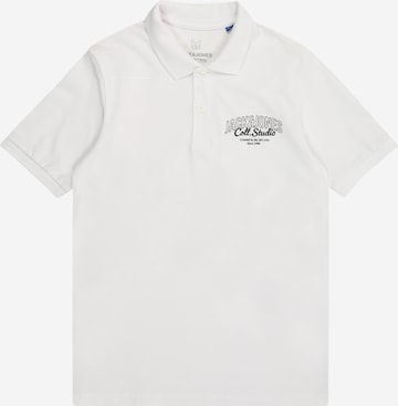 balta Jack & Jones Junior Marškinėliai 'JJMakoto': priekis