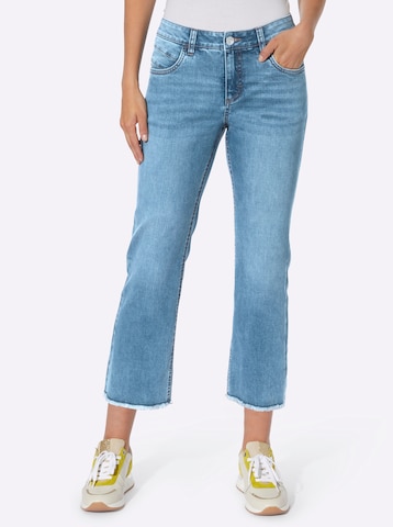 heine Jeans in Blauw: voorkant