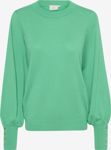 Pull-over 'Izza' Kaffe en vert : devant