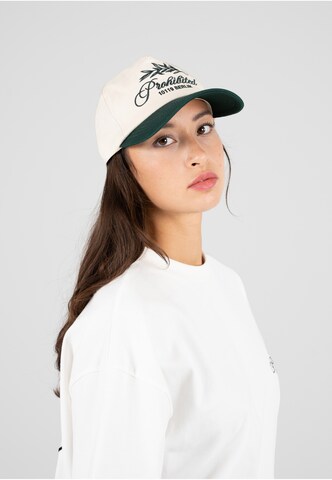 Prohibited Kšiltovka 'Leaf' – bílá