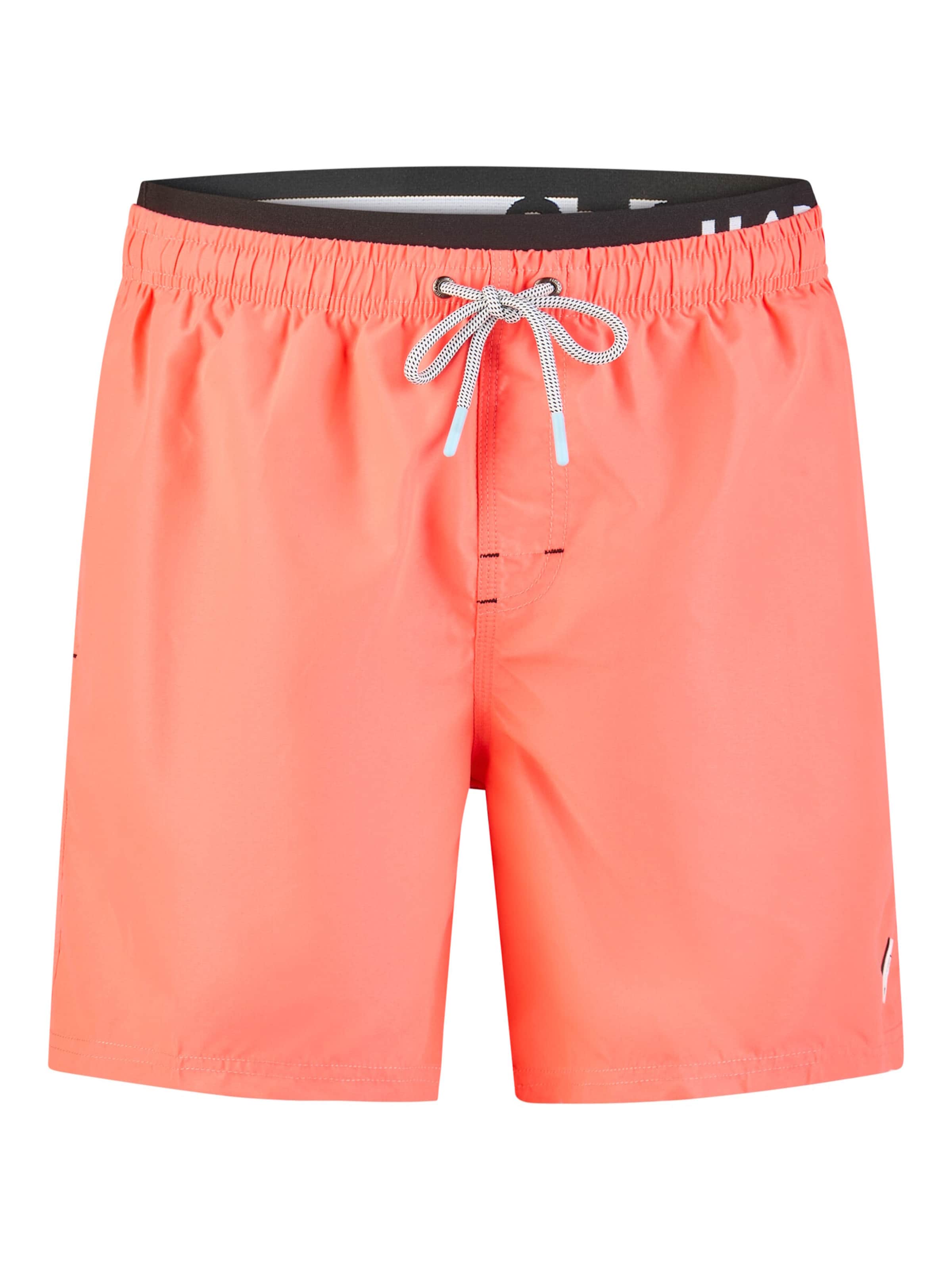 Happy Shorts Swimming shorts 'Double Waistband' in Red: front