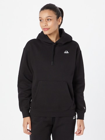 Champion Authentic Athletic Apparel Sweatshirt in Black: front