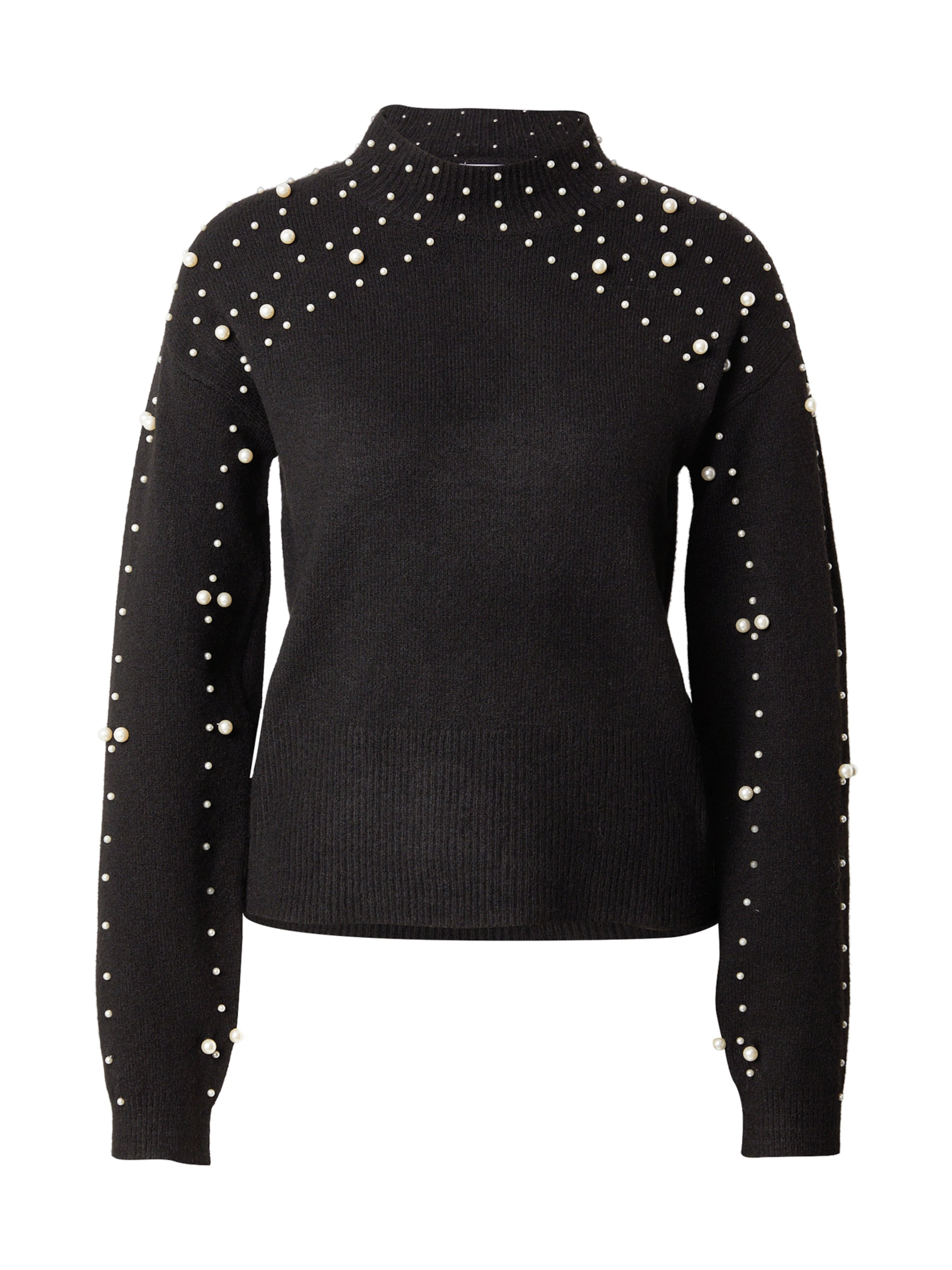 PIECES Svetr 'PCREA' – černá: přední strana