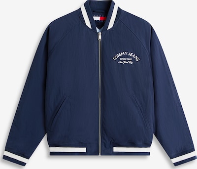 Demisezoninė striukė 'VARSITY' iš Tommy Jeans, spalva – smėlio spalva / tamsiai mėlyna / pilka / balta, Prekių apžvalga