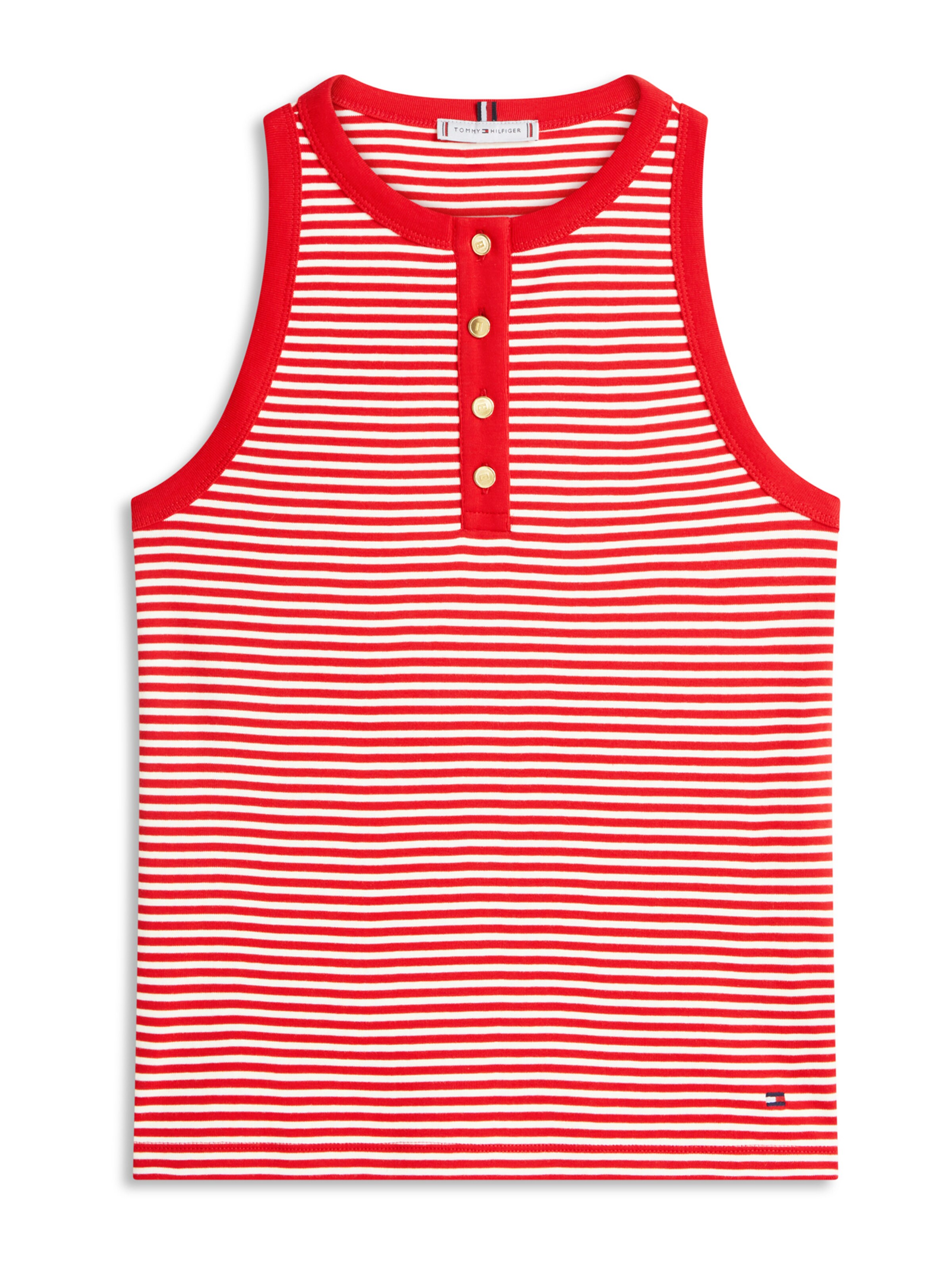 TOMMY HILFIGER Top – červená: přední strana