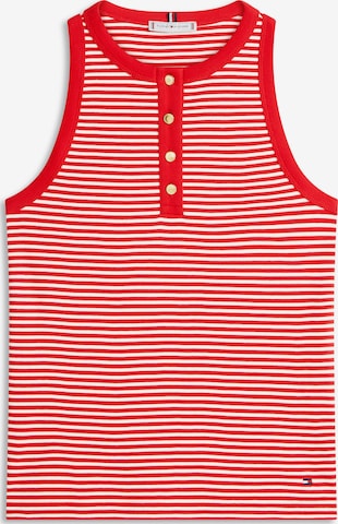 TOMMY HILFIGER Top – červená: přední strana