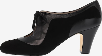 XAVER LUIS Schuhmanufaktur Hochfrontpumps 'LARA - Schnürpumps' in 36 in schwarz, Produktansicht