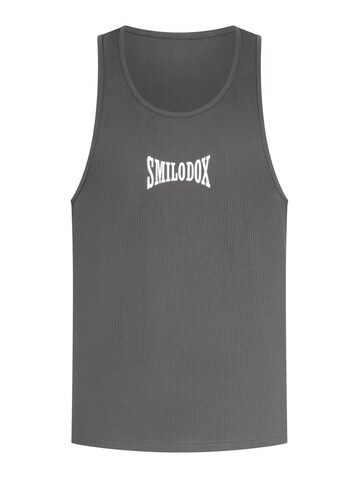 T-Shirt ' Classic Ripp ' Smilodox en gris : devant