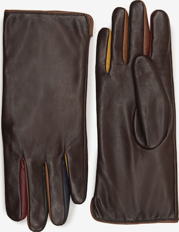 Mezzoguanti di mywalit in marrone: frontale