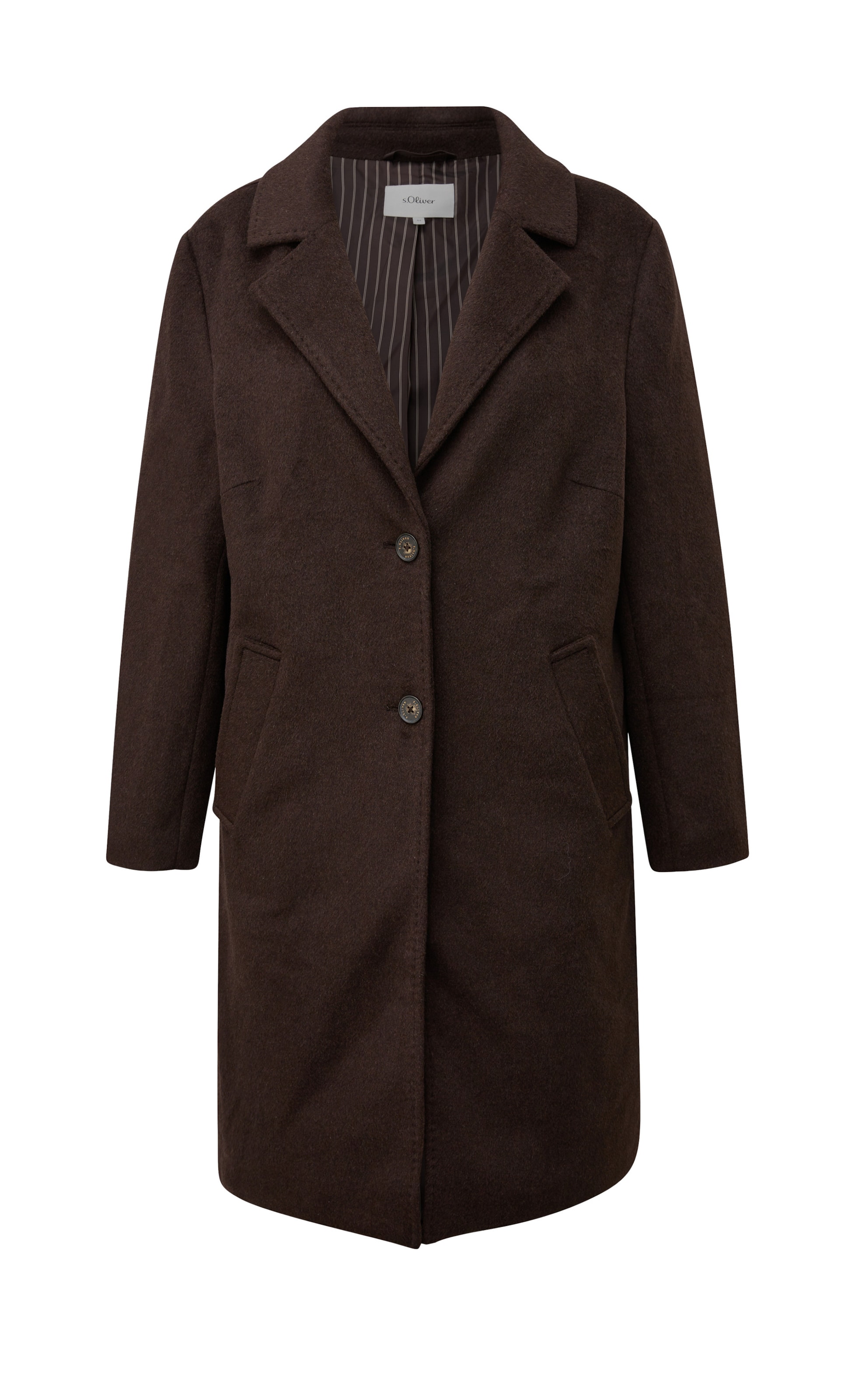 Manteau mi-saison s.Oliver en marron : devant