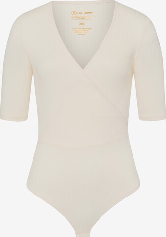 Les Lunes Shirt body 'Zoey' in Beige: voorkant