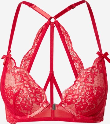 Hunkemöller Push-up Melltartó 'Elissa' - piros: elől