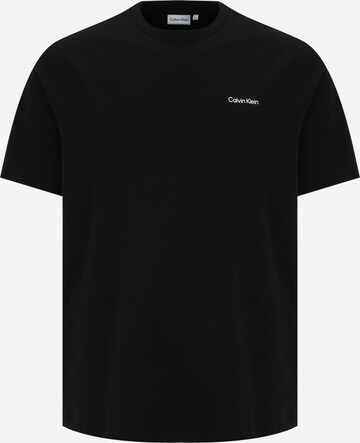 Calvin Klein Big & Tall T-Shirt in Schwarz: predná strana