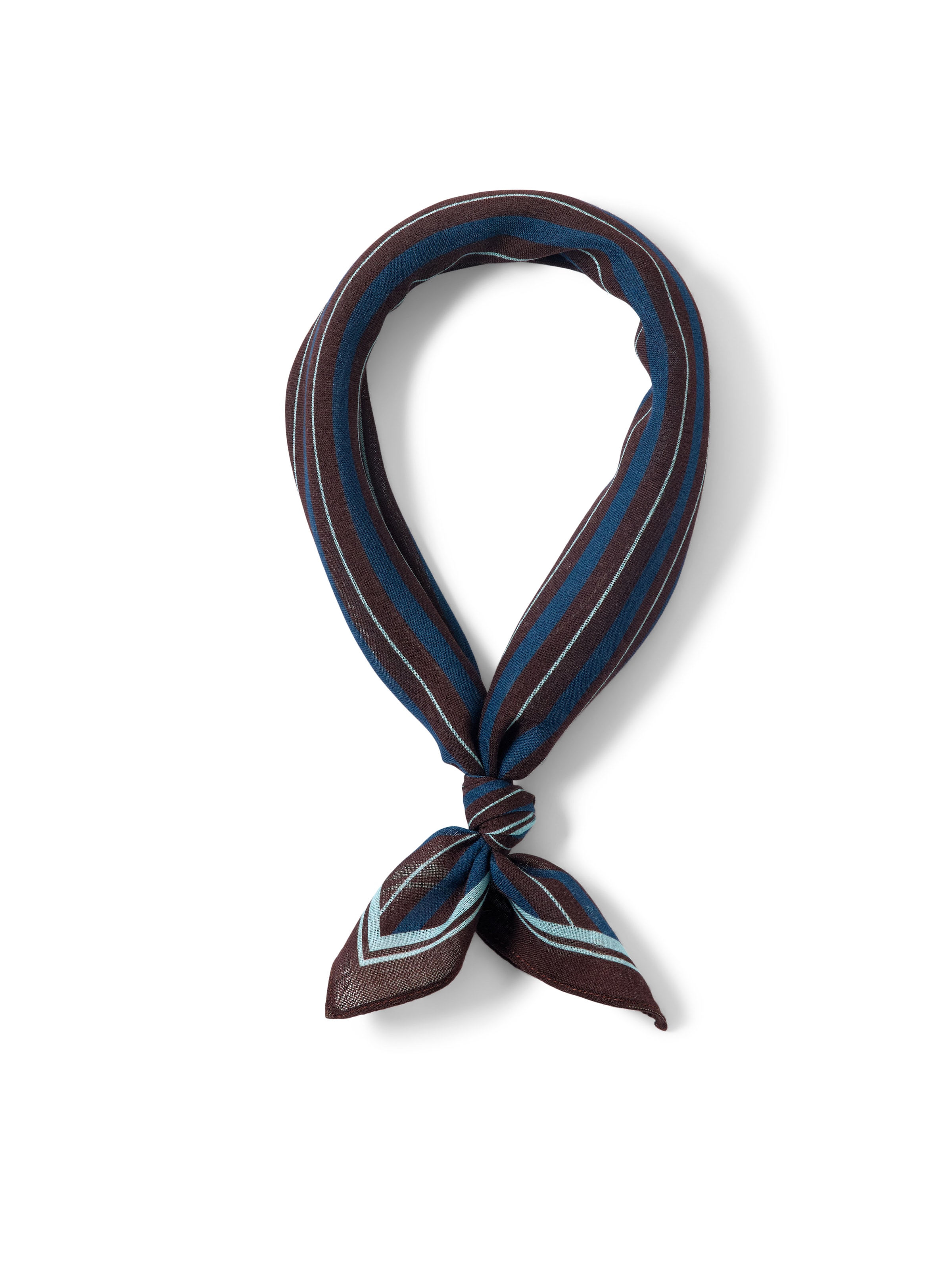 Foulard SELECTED en bleu : devant
