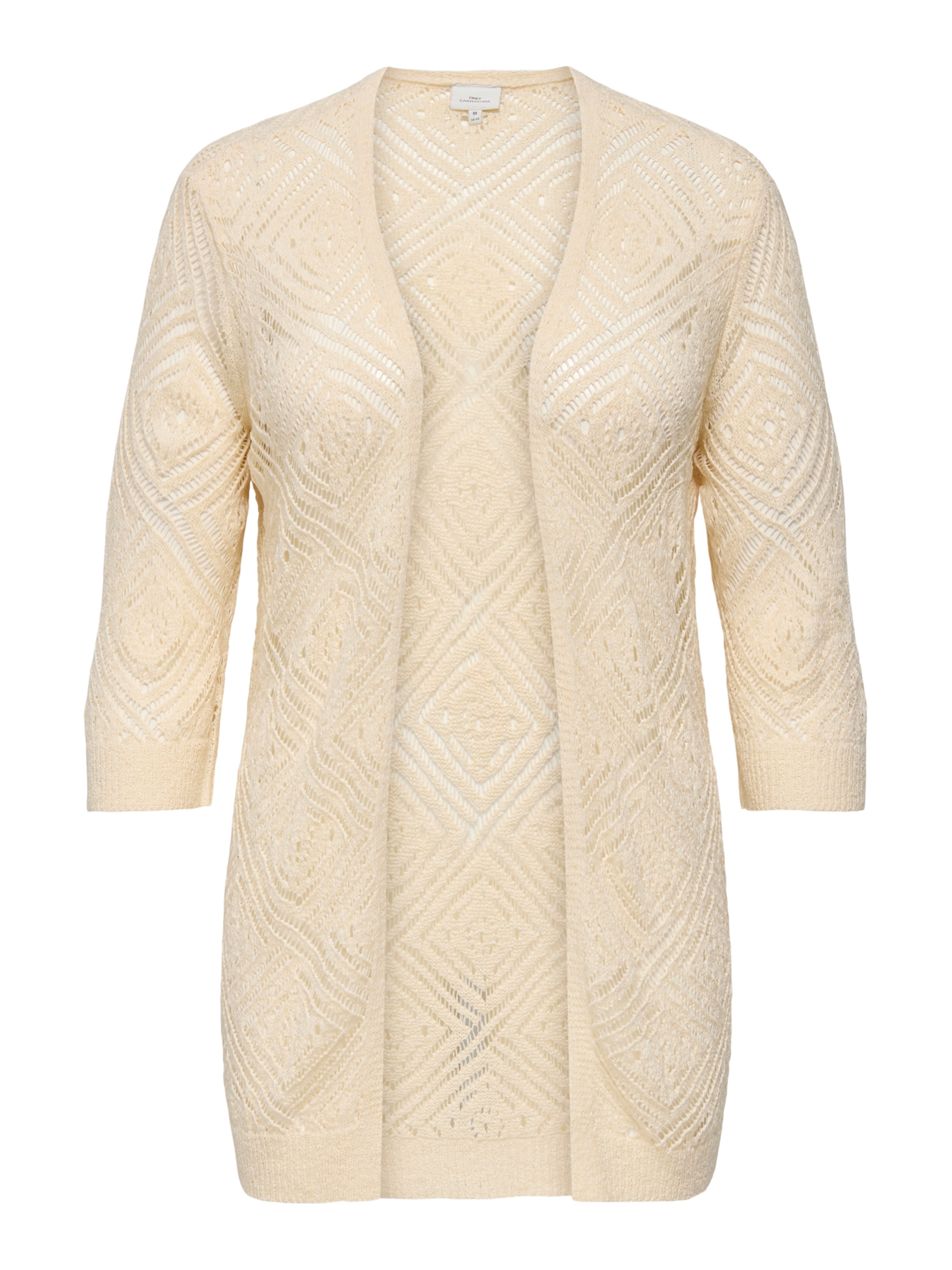Cardigan 'CARWisty' ONLY Carmakoma en beige : devant