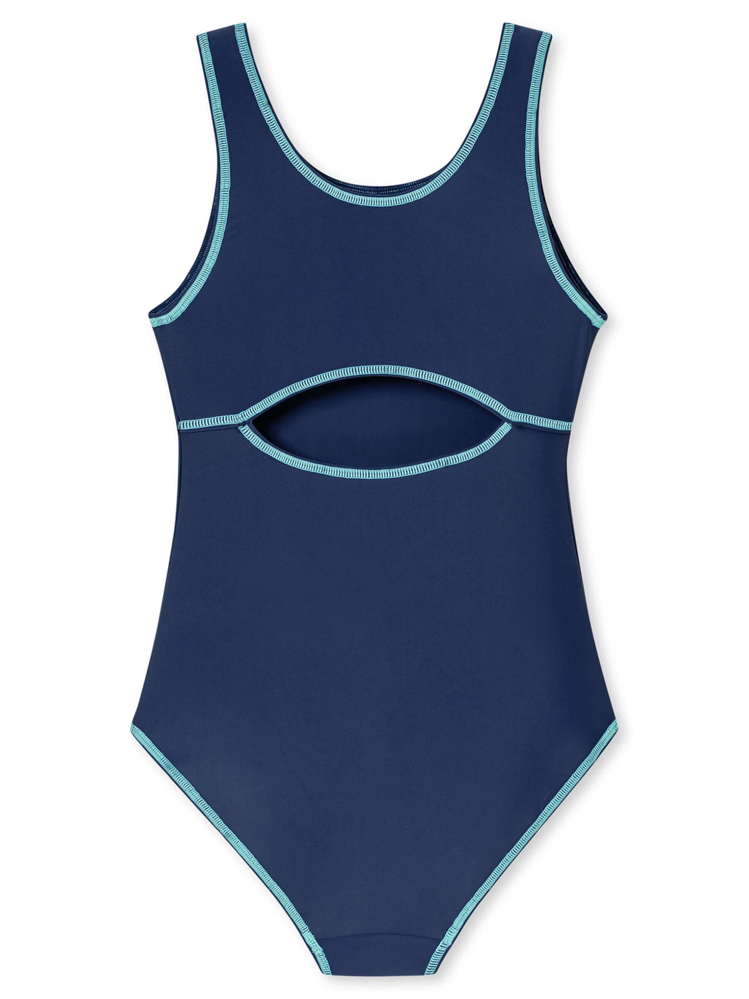 SCHIESSER Bralette Swimsuit ' Aqua Teens ' in Blue