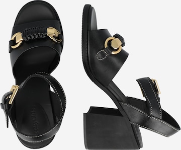 See by Chloé Sandalen met riem 'LYLIA' in Zwart