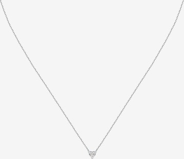 Live Diamond Necklace in Silver: front