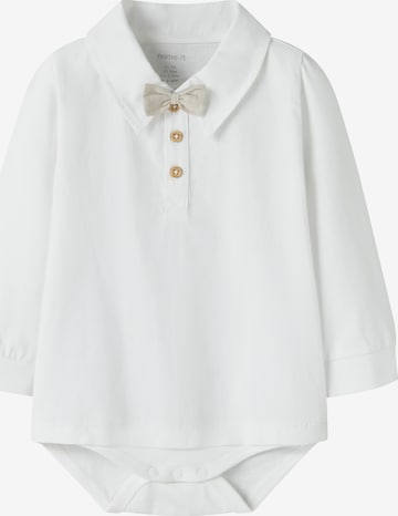 Barboteuse / body 'NBMNoller' NAME IT en blanc : devant