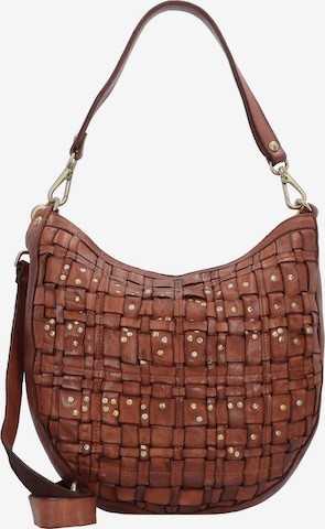 Campomaggi Shoulder Bag in Brown: front