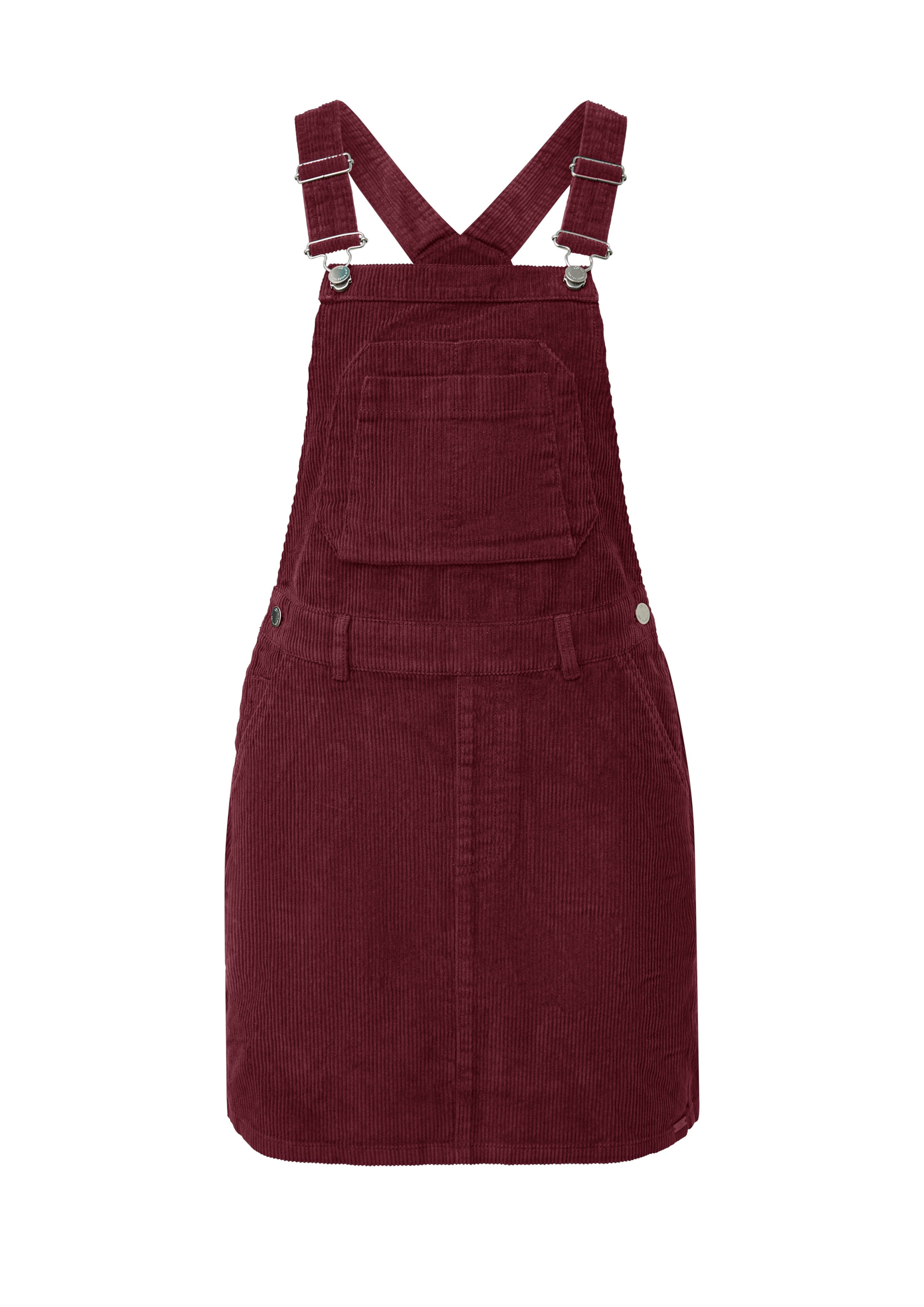 QS Latzkleid in Rot: Vorderseite