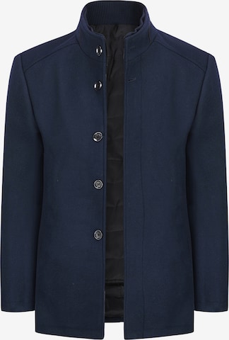 YOUTHUP Winter Coat in Blue: front