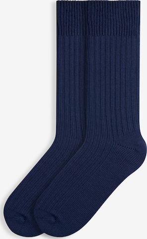 Von Jungfeld Socks 'Merino' in Blue: front