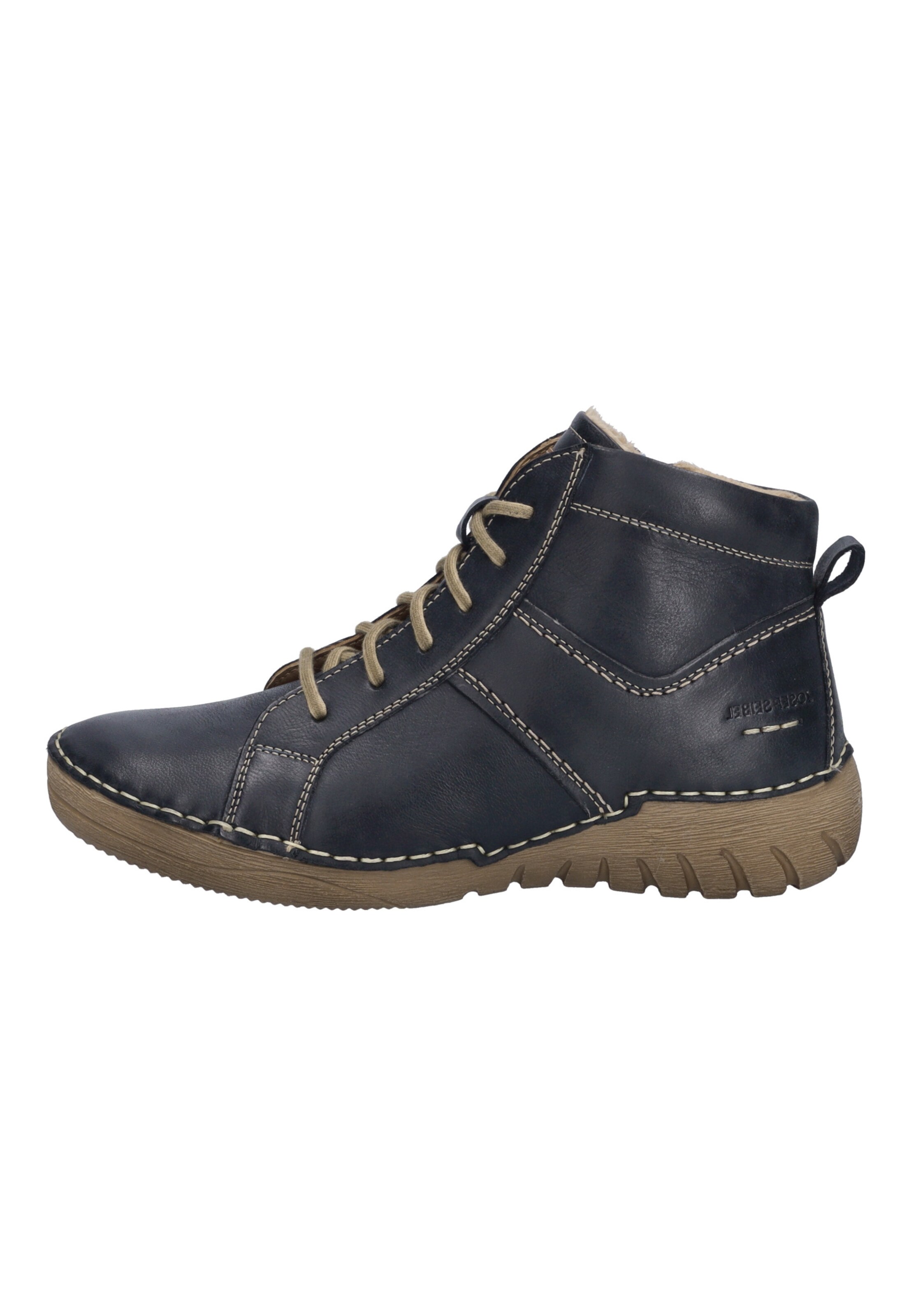 JOSEF SEIBEL Schnürstiefelette 'Felicia' in Blau: Vorderseite
