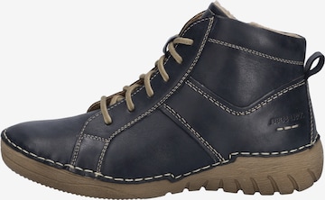 JOSEF SEIBEL Schnürstiefelette 'Felicia' in Blau: Vorderseite