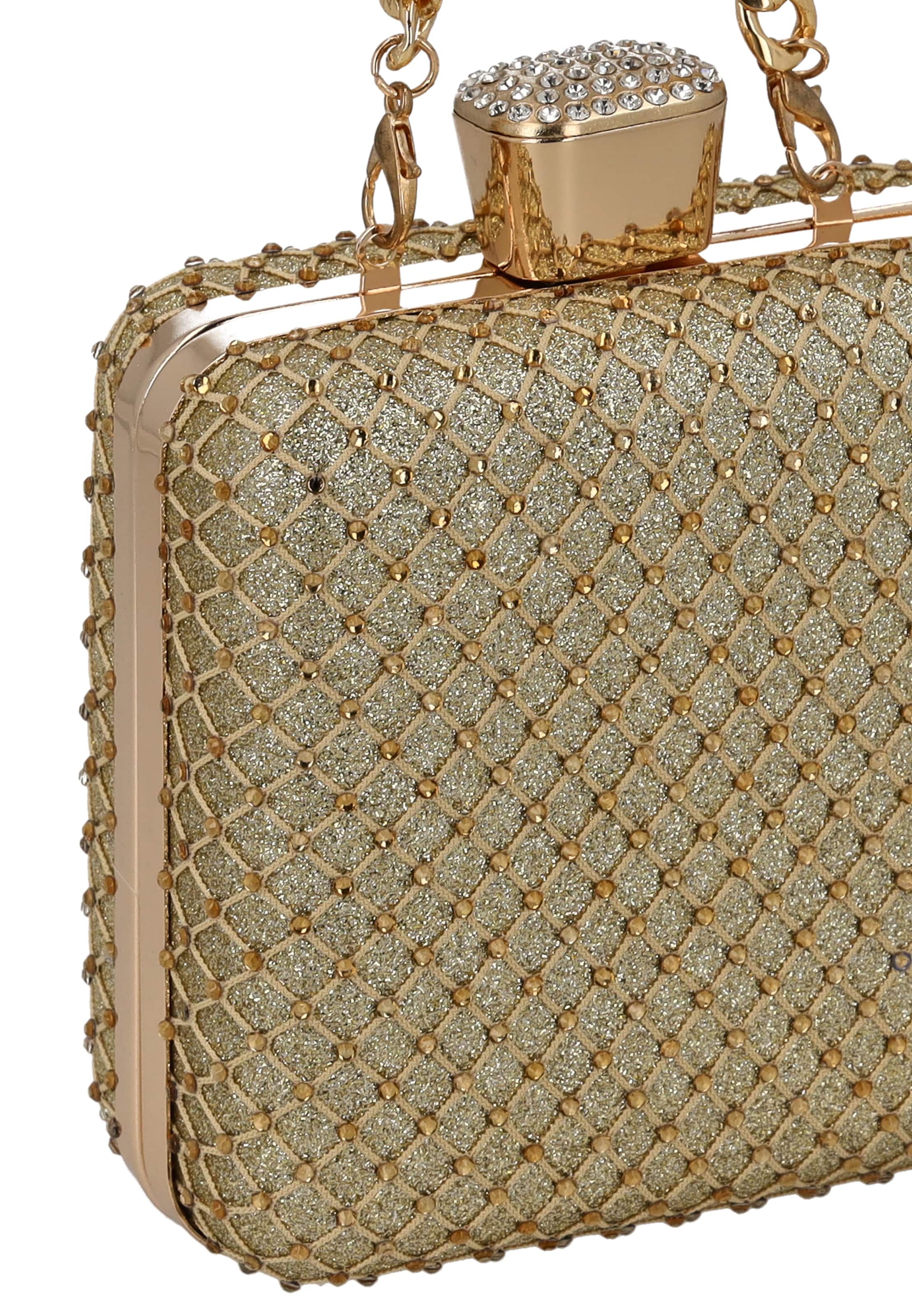 faina - Bolso de noche en oro