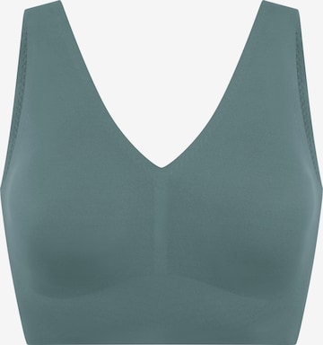 SCHIESSER - Bustier Sujetador ' Invisible Soft Padded ' en verde: frente