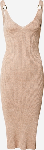 River Island Knitted dress in Beige: front