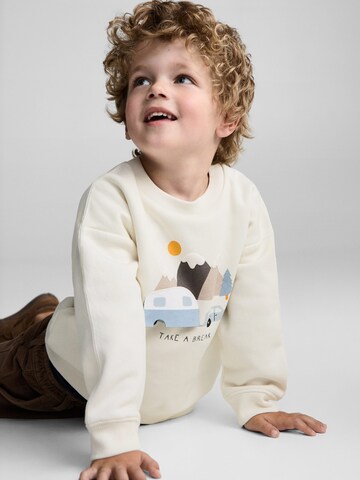 MANGO KIDS Sweatshirt 'BREAK' in Beige